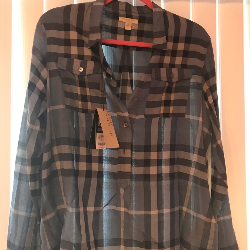 NWT Burberry Blouse- XL
